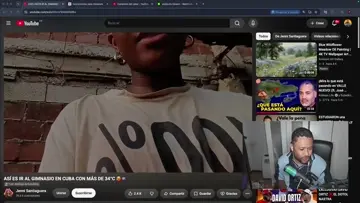 A SI ES UN GYM EN CUBA CON 34 GRADOS 