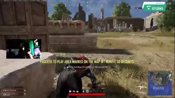 We ran down on him