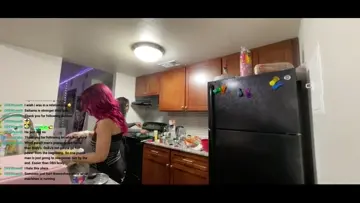 What is she doing to the spaghetti!