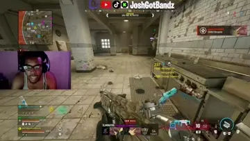 who was he looking at ?