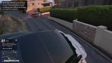 rpg vs flying car with gang