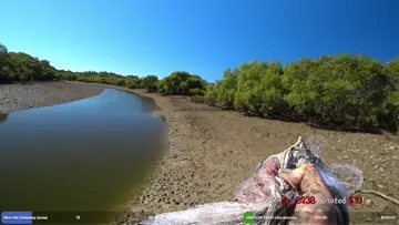 Huge Tail Explosion Cast Netting