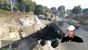 4x4 on the river