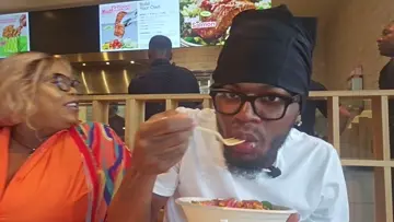 unknown and his girlfriend