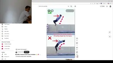 arm4n1foshoo dives in anger after failing backflip