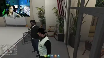 Pressed man in a hospital gown making threats 