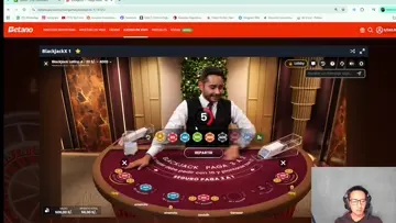 par perfecto y abriendole el ass al dealer