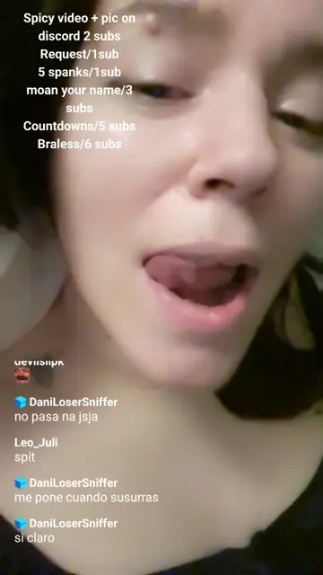 The face...the tongue