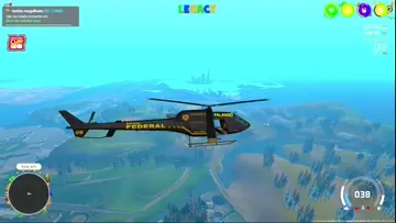 PF pulou do helicóptero