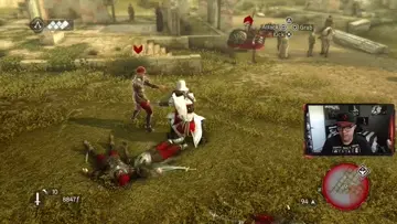 Hahahaha horse knocked out him his own!!