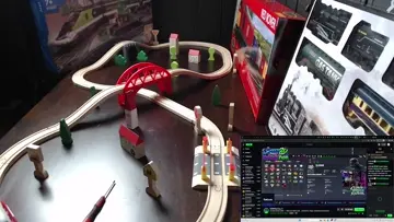 The whole track fell of the table^^