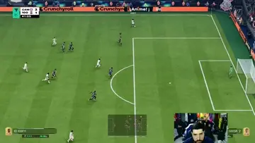 drible com o Rodrygo