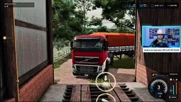 nosso Galindo barbeiro agarra o caminhão
