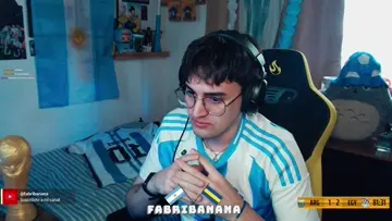 te amo fabri, llora cuando esta encarando messi