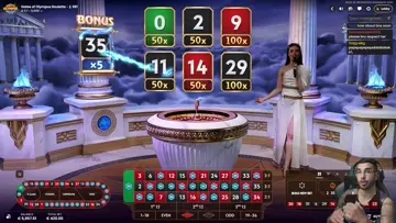 €10.000 WIN On Gates of Olympus Roulette