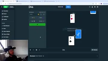 wild A A A win on BJ
