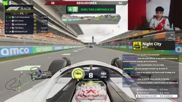 me saca de pista y no devuelve posicion