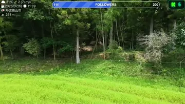 実家の上空