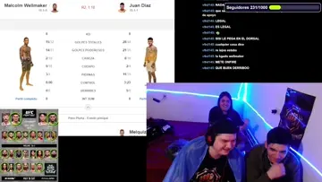 Reacción a la sumisión de juan diaz