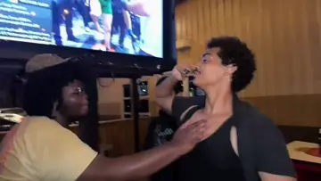 he busted his ass after THEY hit HIM