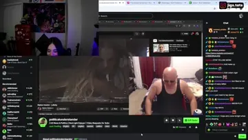 creepy old fart touching his tittys