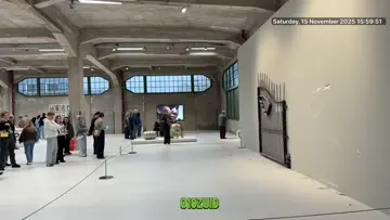 Slaming fence in Fenix Museum Rotterdam 010ZUID
