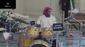Kai playing the 🥁🥁🥁