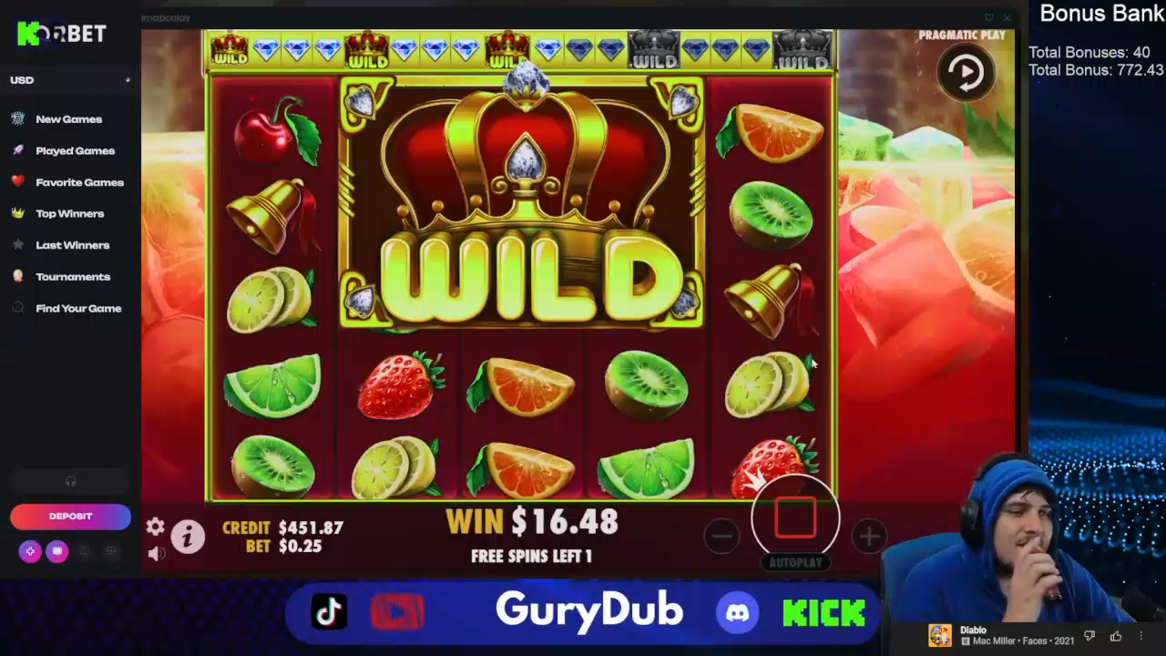 Juicy Fruits Hit