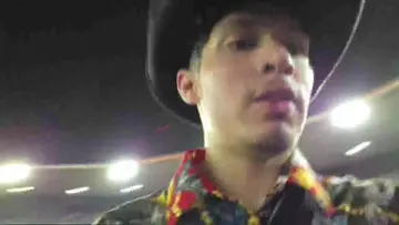 Rey shows off his dance moves