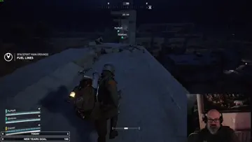 He was Just there