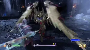 muerte 1 de kratos con sigrun