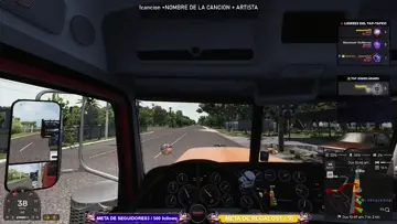 Maniobra con carga ancha