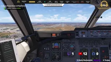 Avro RJ-100 ląduje w Rzymie