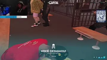 bagual la atras sendo preso