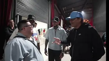 The Hood Santa & Arnold Barboza JR help the youth!