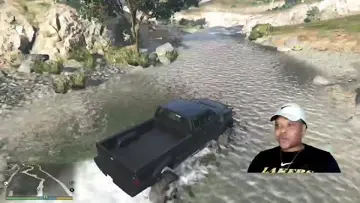 Driving down the river