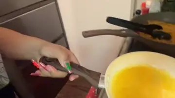 ナポリタンとクリームソーダ作ったよ