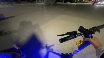 moxie tries deb's scooter