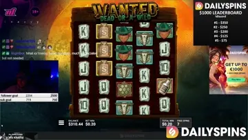 WANTED MAX WIN $2500 ON DAILYSPINS