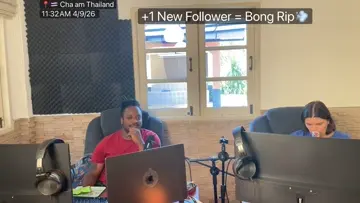 Bong rip destroys Erica for our 50th follower!