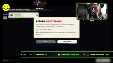 Crash Out after PVP shoots through walls!