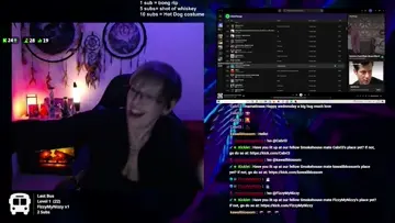 Mama enjoying her music lol