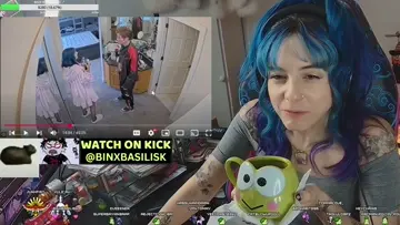 Binx screams