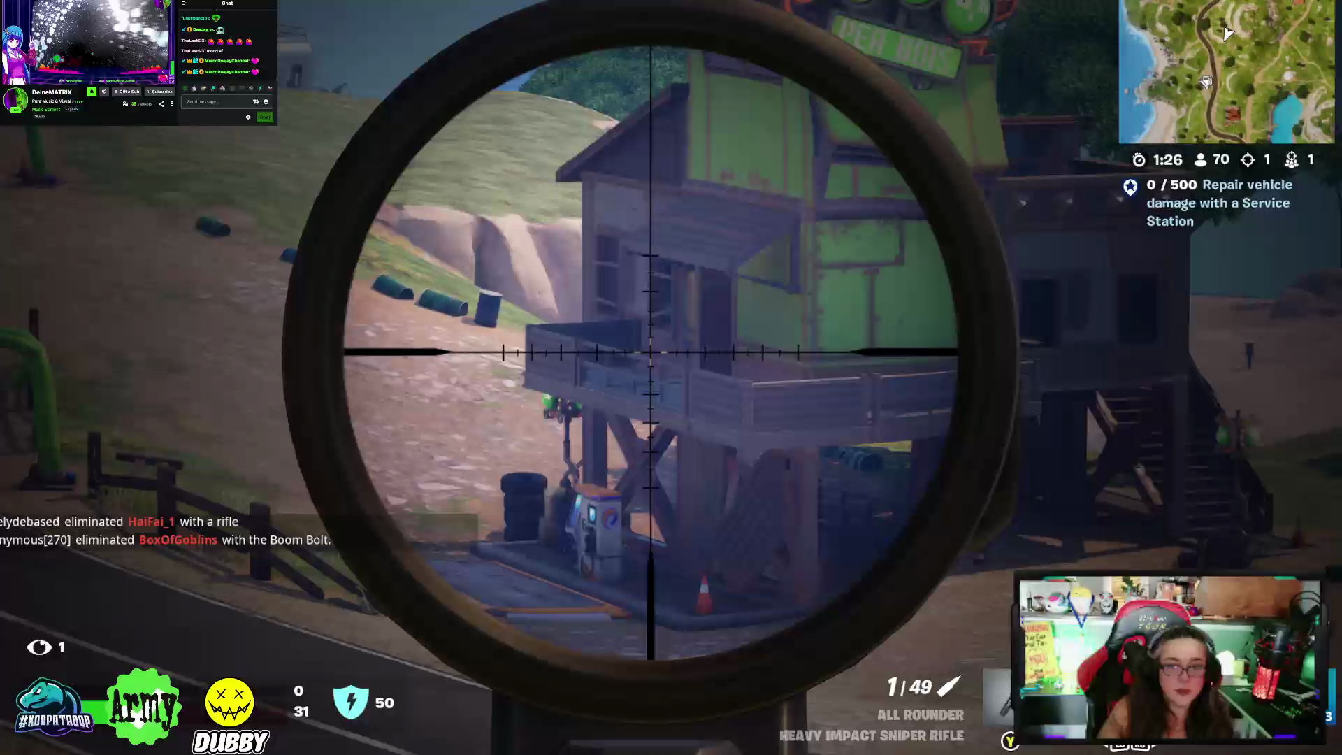 He TRIED to run from YM snipe Lol