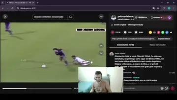 Reacción a lo mejor de Maradona