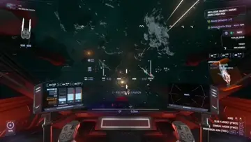 Comms During Ship Combat. Medusa cannon action