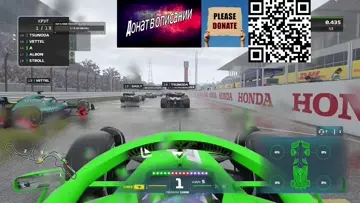 Formula 1 A bad start in gp Japan. Racing gameplay