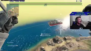 Hit by boat