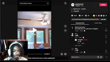 BRO JUMPED INTO A CEILING FAN