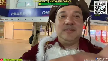 Japonês se emociona com as palavras do Carica :)